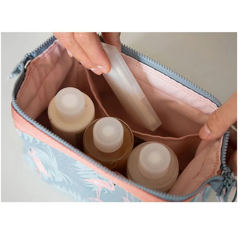 Waterproof Flamingo Cosmetic Bag