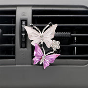 Butterfly Crystal Car Air Freshener