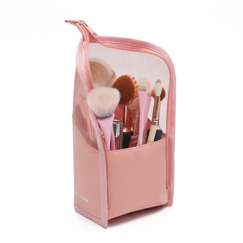 Clear Standing Cosmetic Bag