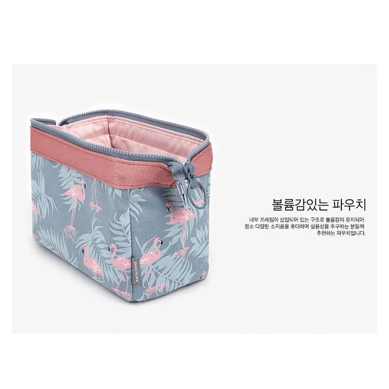 Waterproof Flamingo Cosmetic Bag