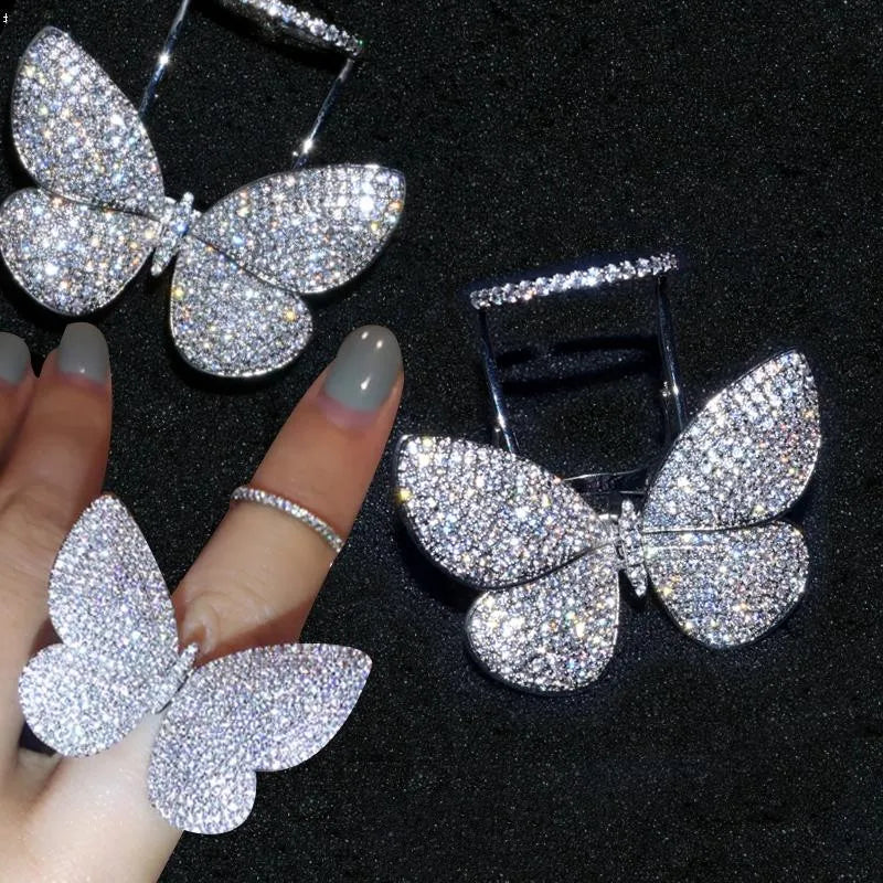 Butterfly Sterling Silver Ring