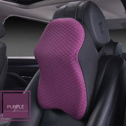 Leather Car Neck Support Pillow