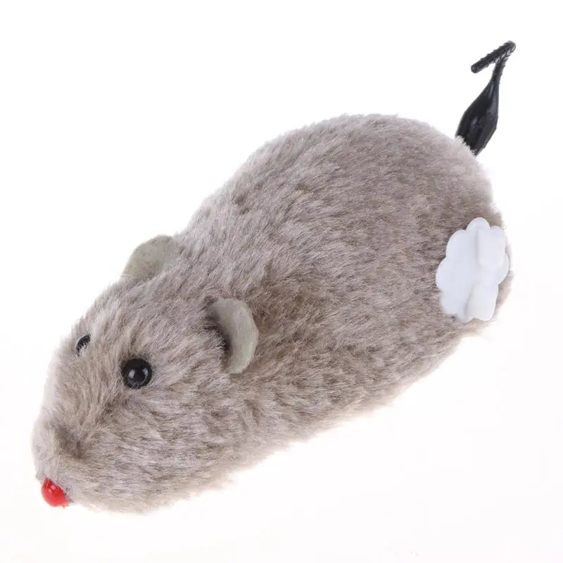 Clockwork Plush Mouse Toy