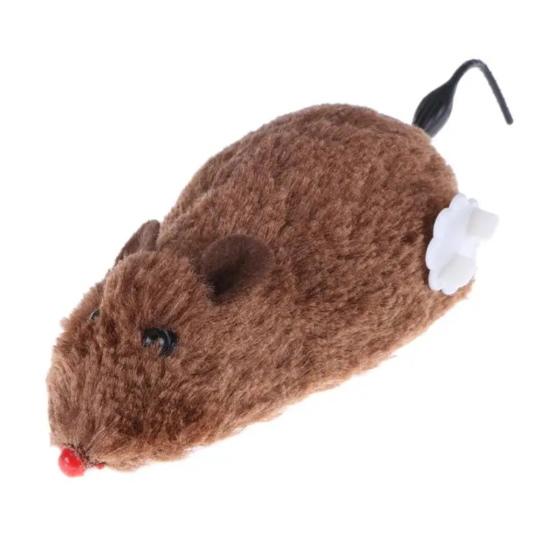 Clockwork Plush Mouse Toy