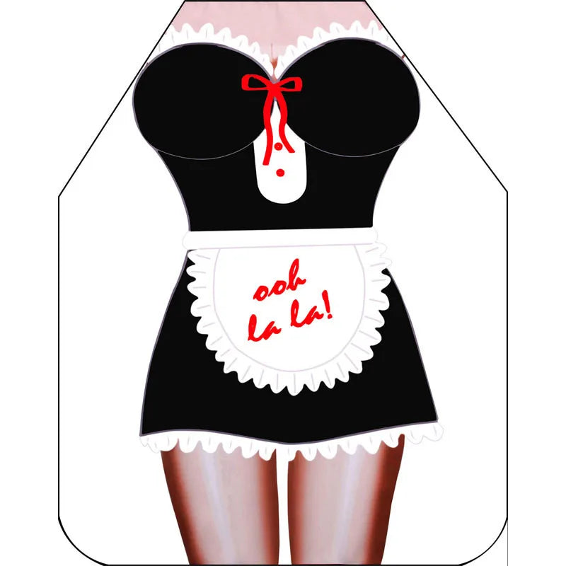 Printed Cartoon Kitchen Apron