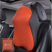 Leather Car Neck Support Pillow