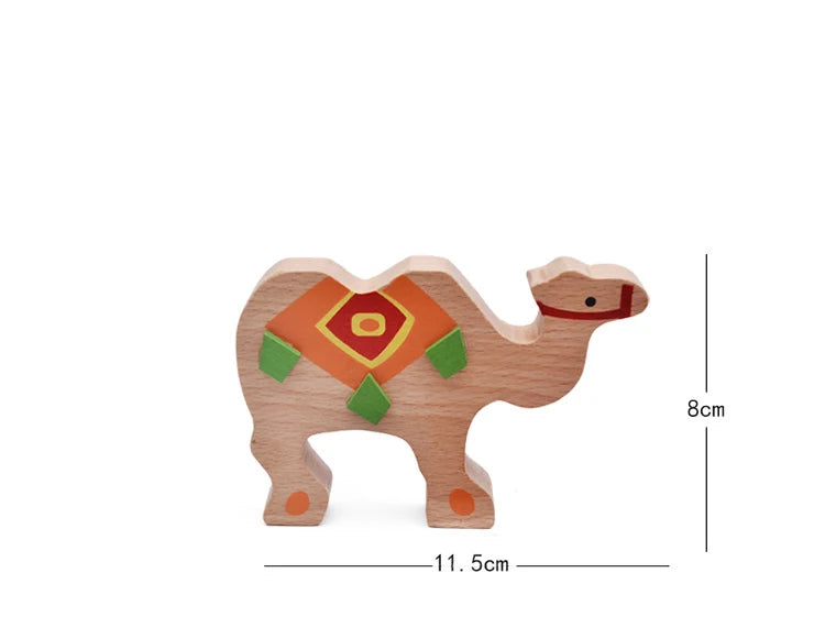 Wooden Animal Balance Blocks