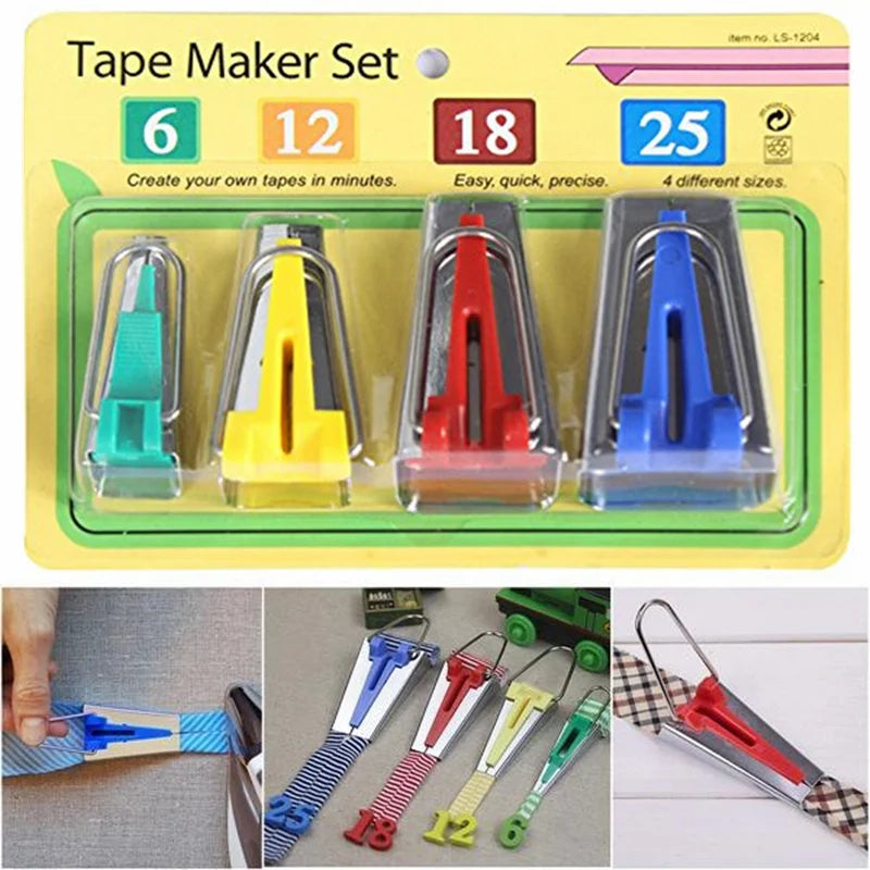 Four Size Bias Tape Makers