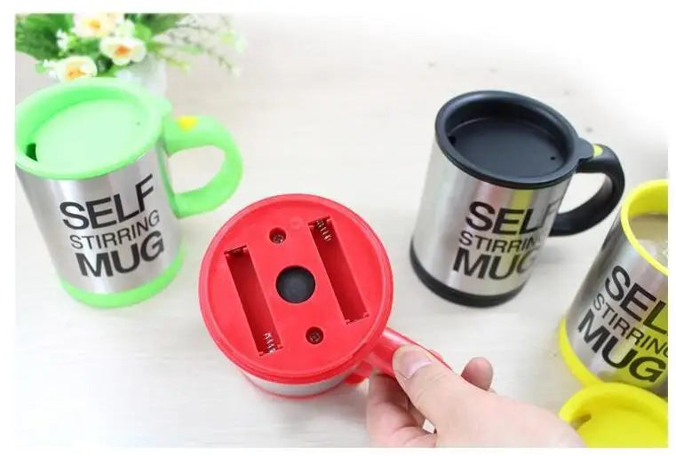 Stainless Self Stirring Coffee Mug