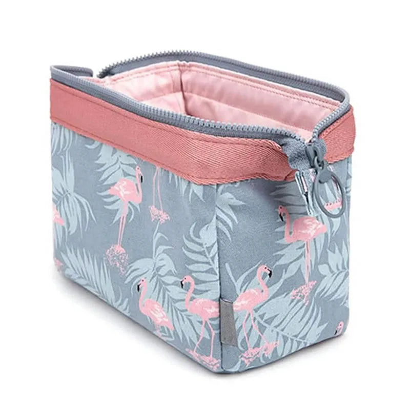 Waterproof Flamingo Cosmetic Bag