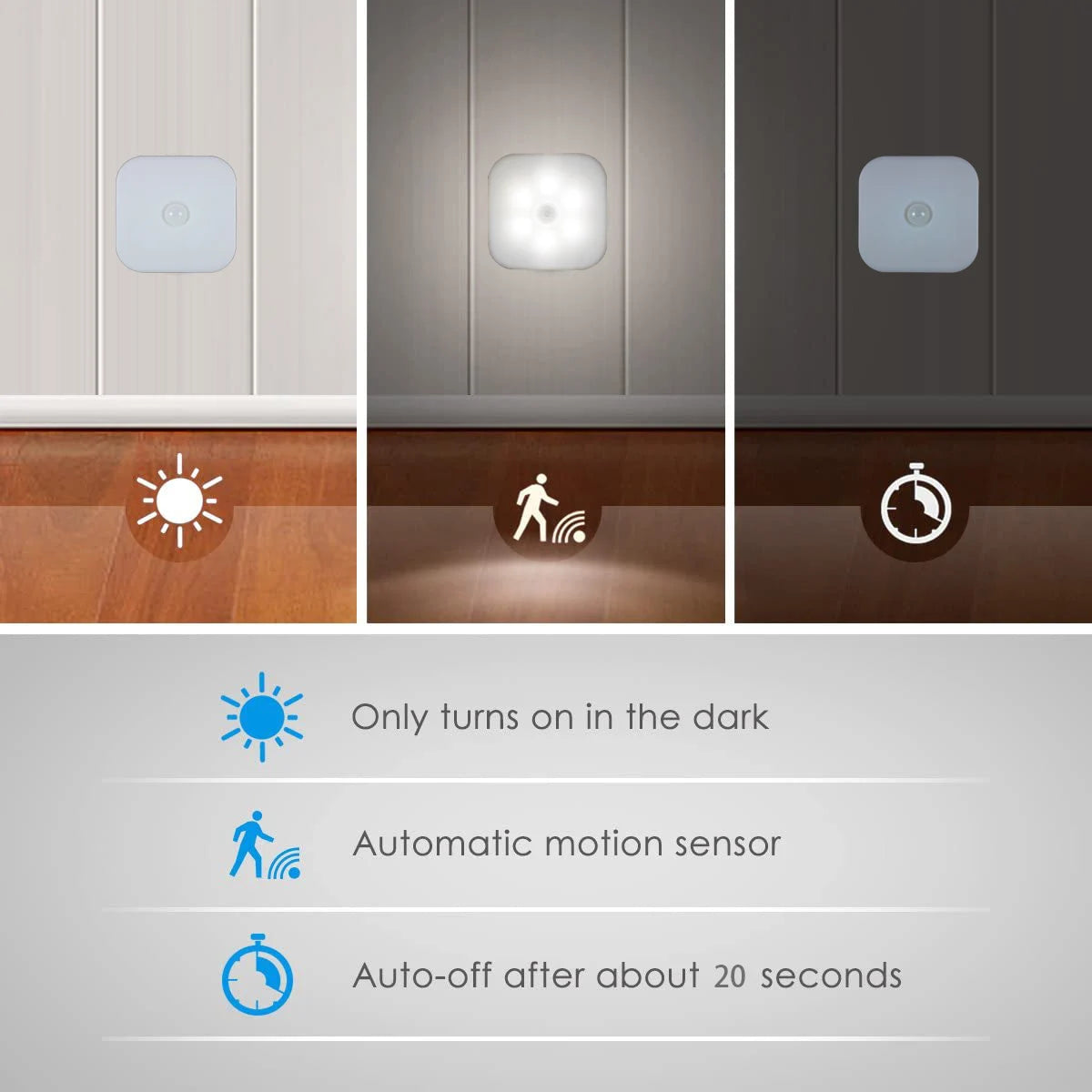 Motion Sensor Wall Nightlight