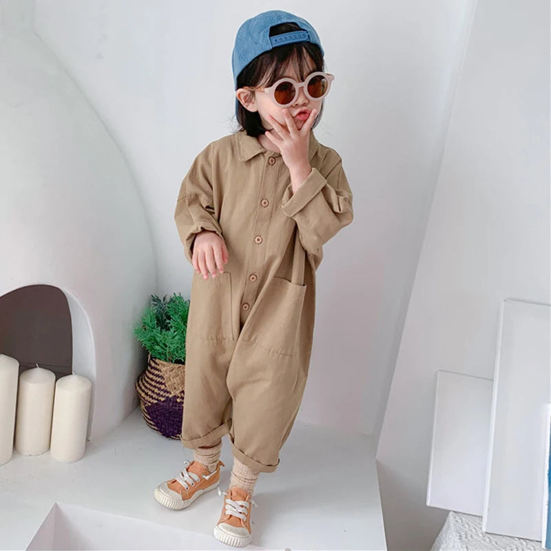 Denim Toddler Utility Jumpsuit