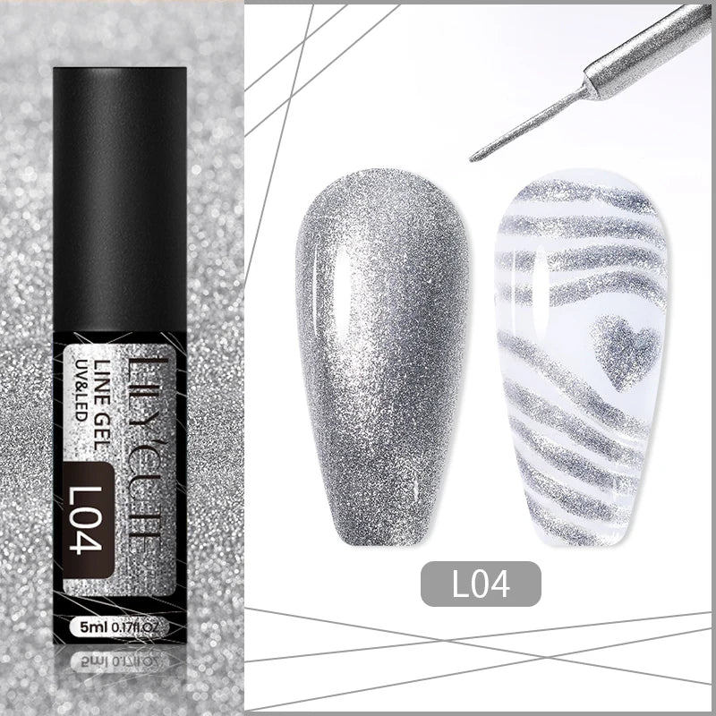 LILYCUTE Reflective Glitter Liner Gel
