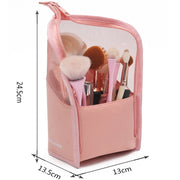 Clear Standing Cosmetic Bag