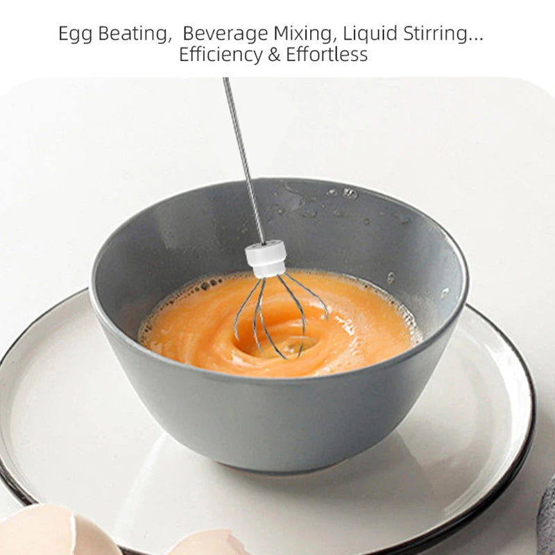 Rechargeable Three-Speed Milk Frother