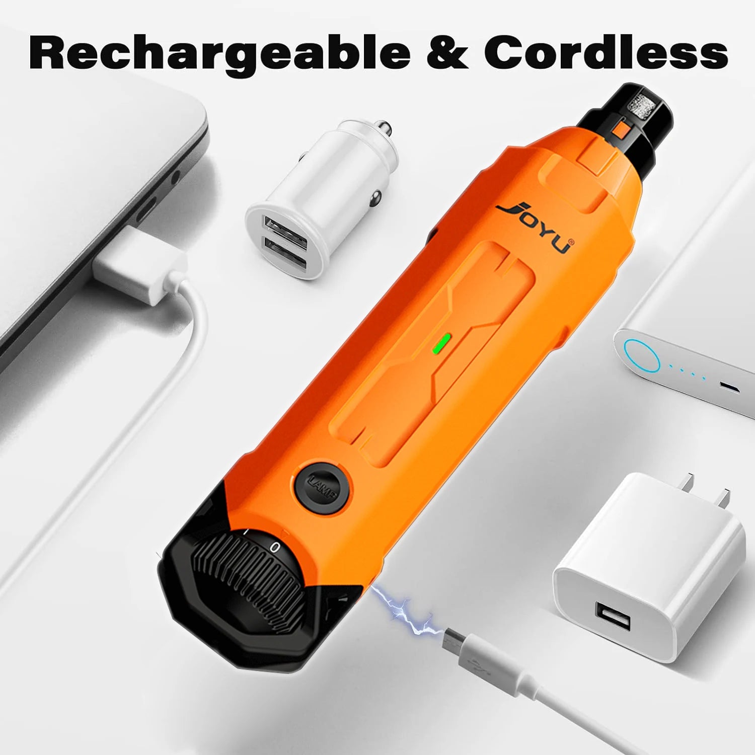 Rechargeable Six-Speed Nail Grinder