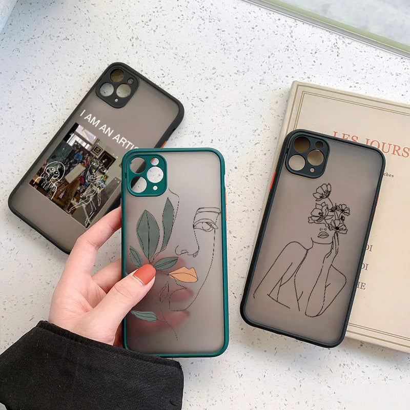 Abstract Shockproof iPhone Case