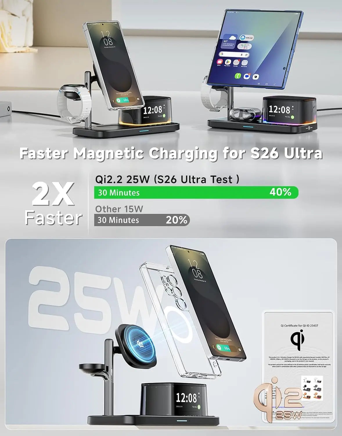 25W Magnetic Charging Speaker