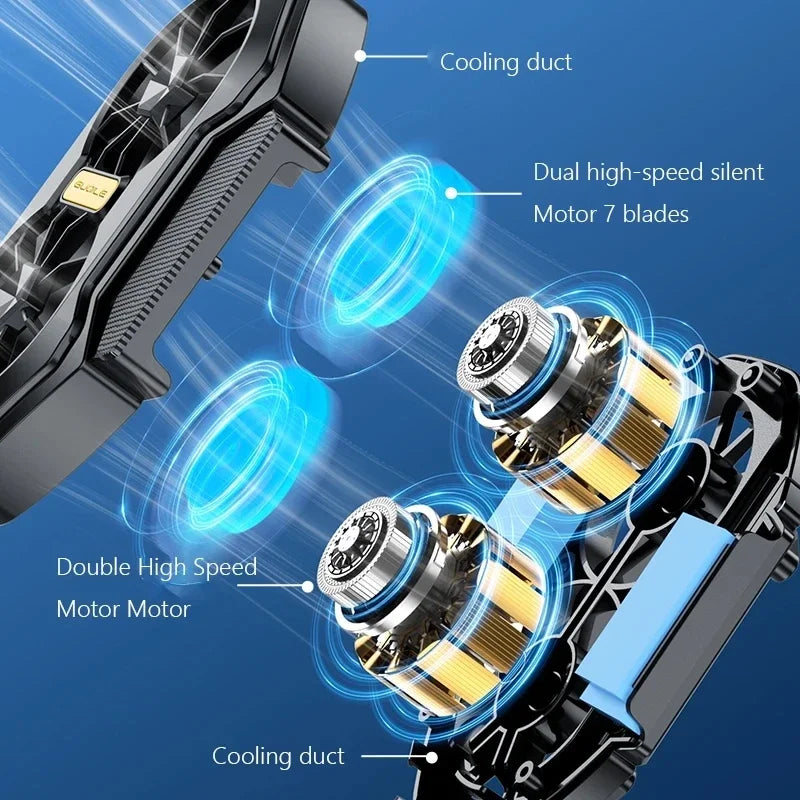 Dual Fan Phone Cooler