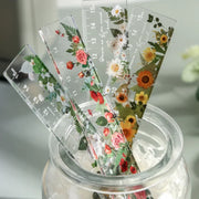 15cm Floral Student Ruler