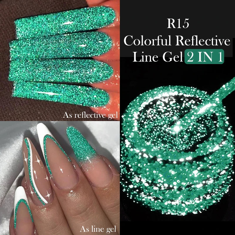 LILYCUTE Reflective Glitter Liner Gel