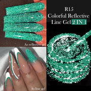 LILYCUTE Reflective Glitter Liner Gel