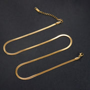 Gold Snake Chain Necklace