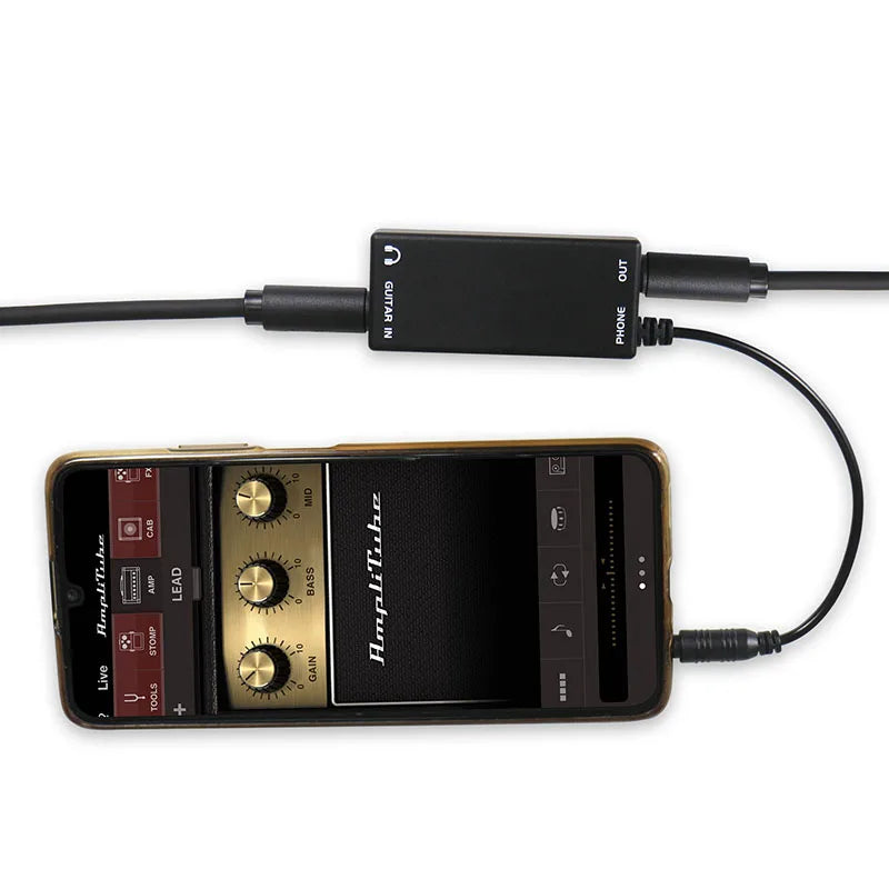 iPhone Guitar Effects Interface