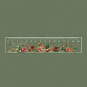 15cm Floral Student Ruler