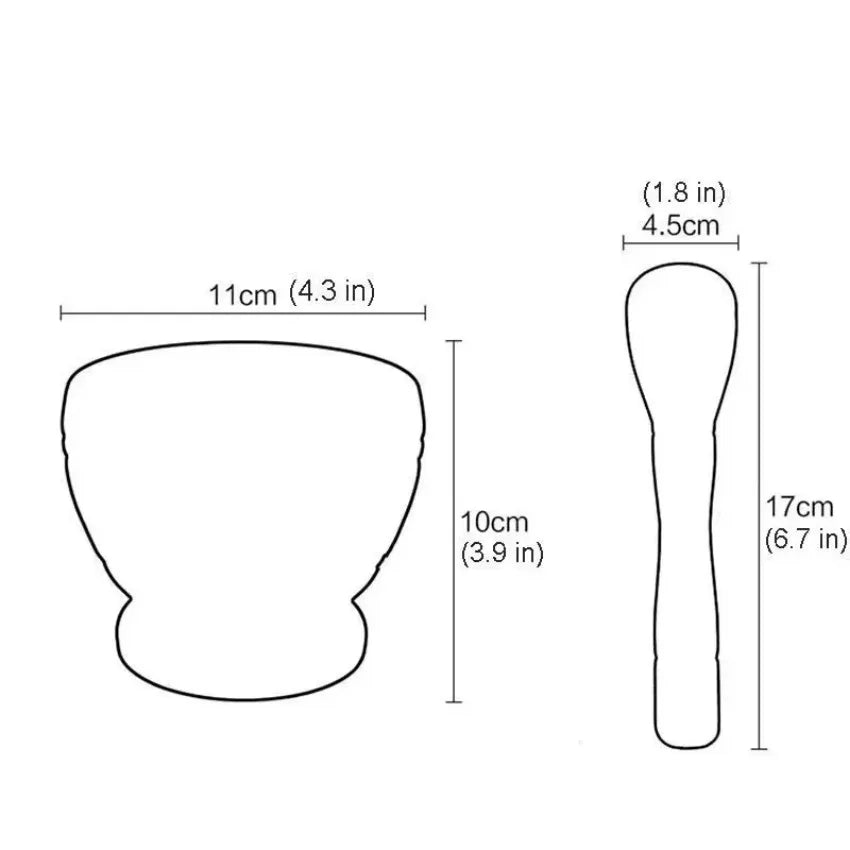 Manual Mortar Pestle Grinder
