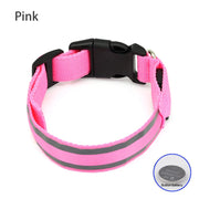 Rechargeable Reflective LED Collar
