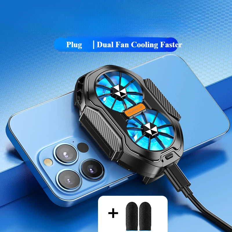Dual Fan Phone Cooler
