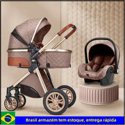 Foldable 3-in-1 Baby Stroller