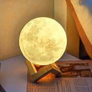 Glowing Galaxy Moon Nightlight