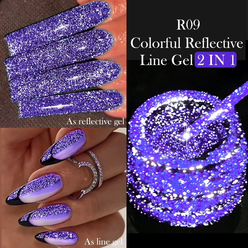 LILYCUTE Reflective Glitter Liner Gel