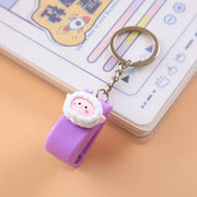 Kawaii Mini Stapler Keychain