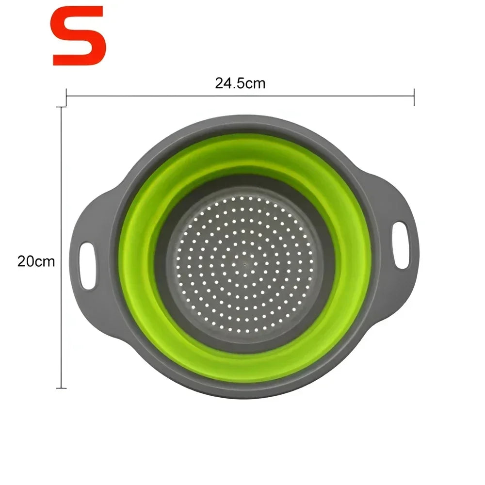 Foldable Silicone Colander Set
