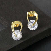 Cubic Zirconia Stud Earrings