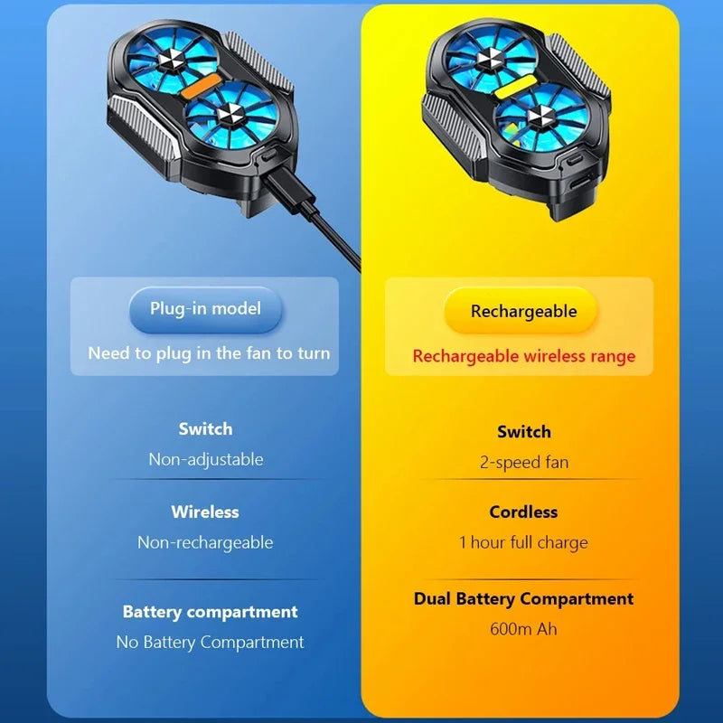 Dual Fan Phone Cooler