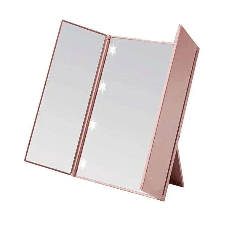Foldable LED Makeup Mirror Stand