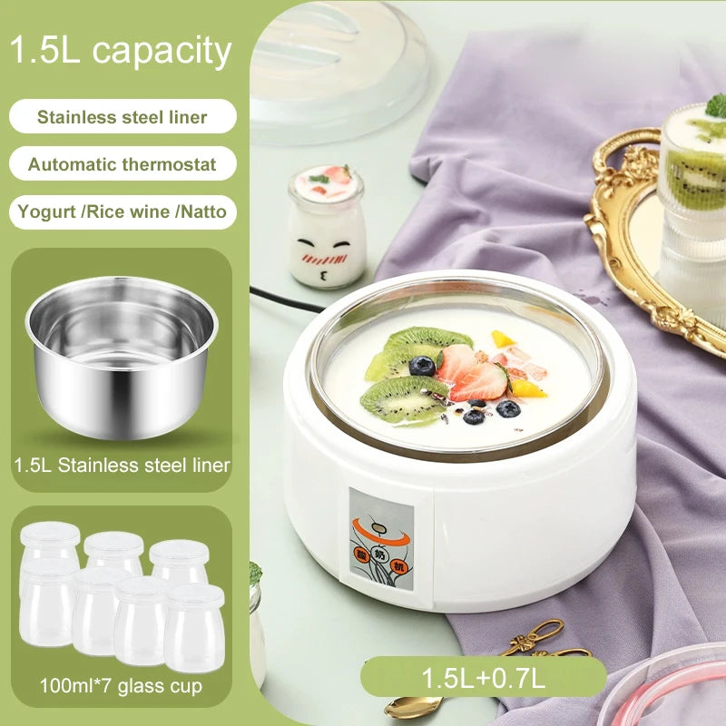 Automatic 1.5L Yogurt Maker