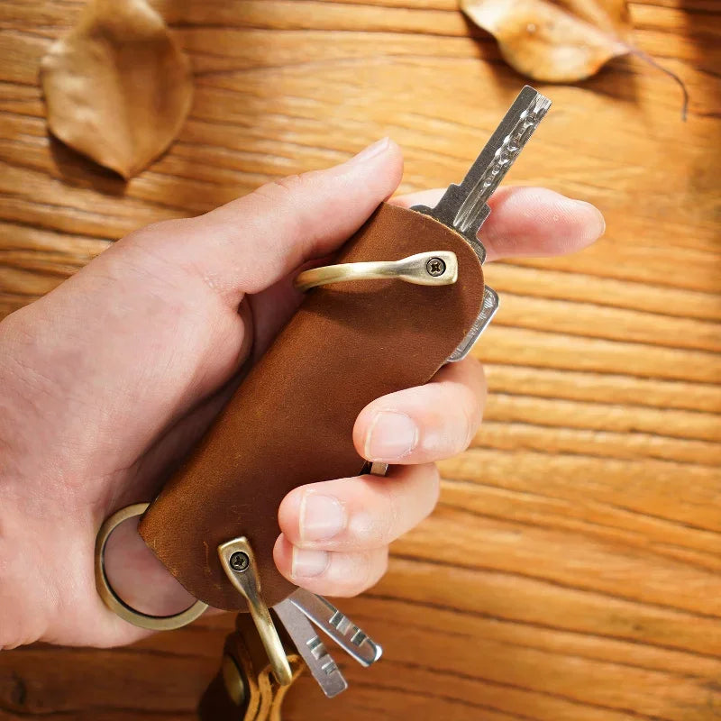 Genuine Leather Key Organizer