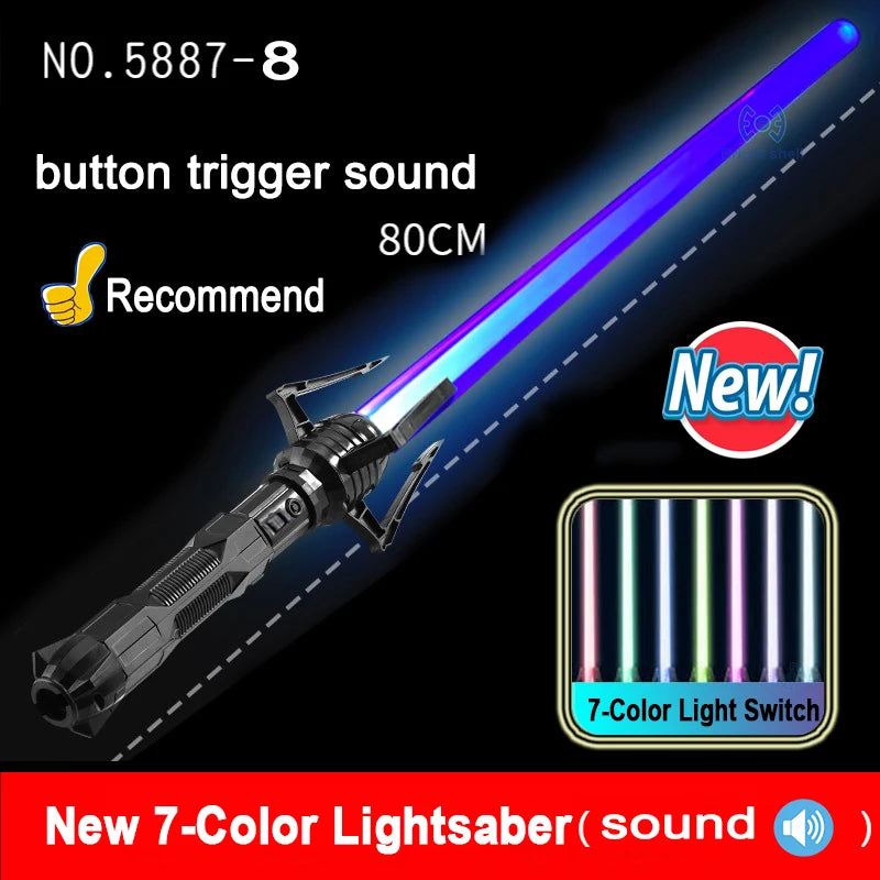Seven-Color Light Saber Toy