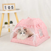 Warm Clamshell Cat Tent