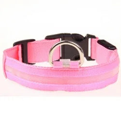 Reflective LED Nylon Collar