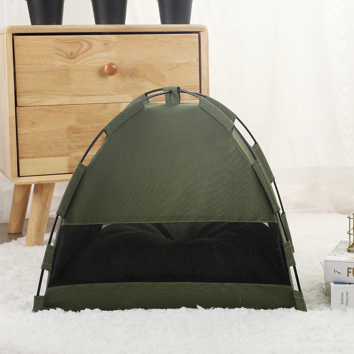 Warm Clamshell Cat Tent