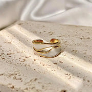 Gold Oil Drip Ring