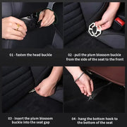 PU Leather Seatback Organizer Tray