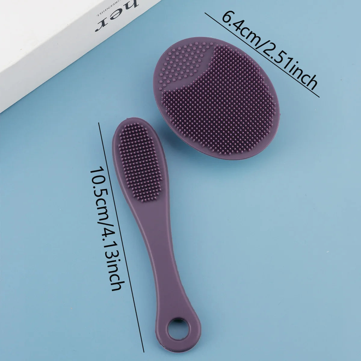 Silicone Facial Cleansing Brush Set