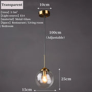Nordic Glass Pendant Chandelier
